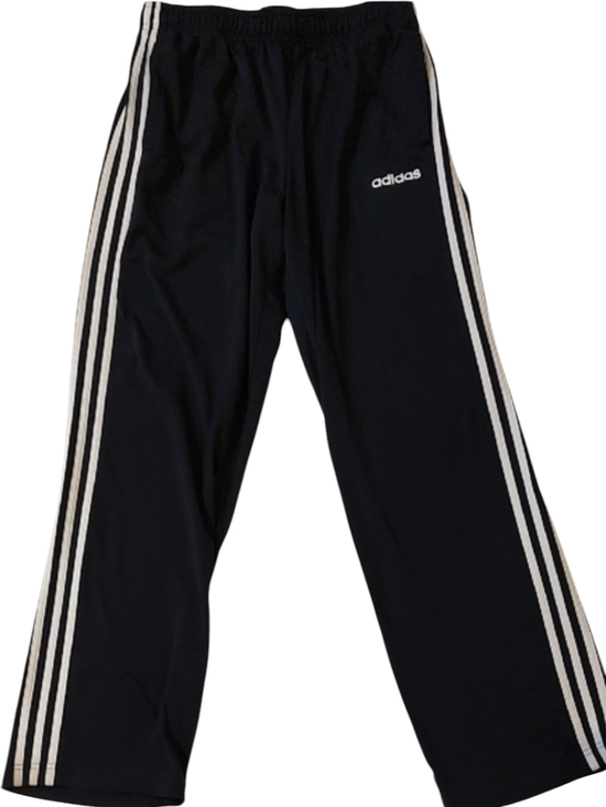 adidas Other - Adidas Men's Black Joggers with White Stripes